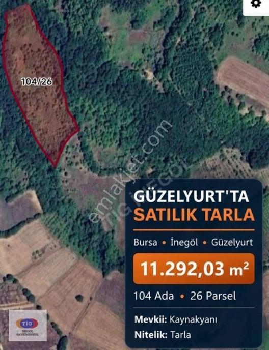 Tig İnegöl Aracılığıyla Güzelyurtta Satılık Tarla — fotoğraf 4
