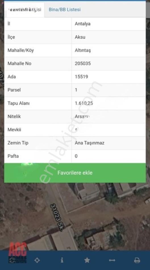 Acc Homes'tan Altıntaş'ta Satılık Arsa — fotoğraf 2