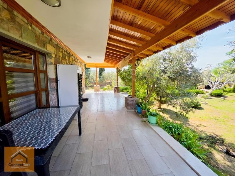 Dikili Bademlide Doğayla İç İçe, Deniz Manzaralı Taş Villa — fotoğraf 5