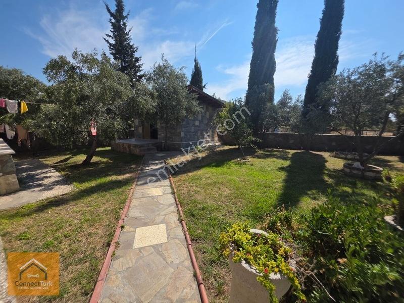 Dikili Bademlide Doğayla İç İçe, Deniz Manzaralı Taş Villa — fotoğraf 7