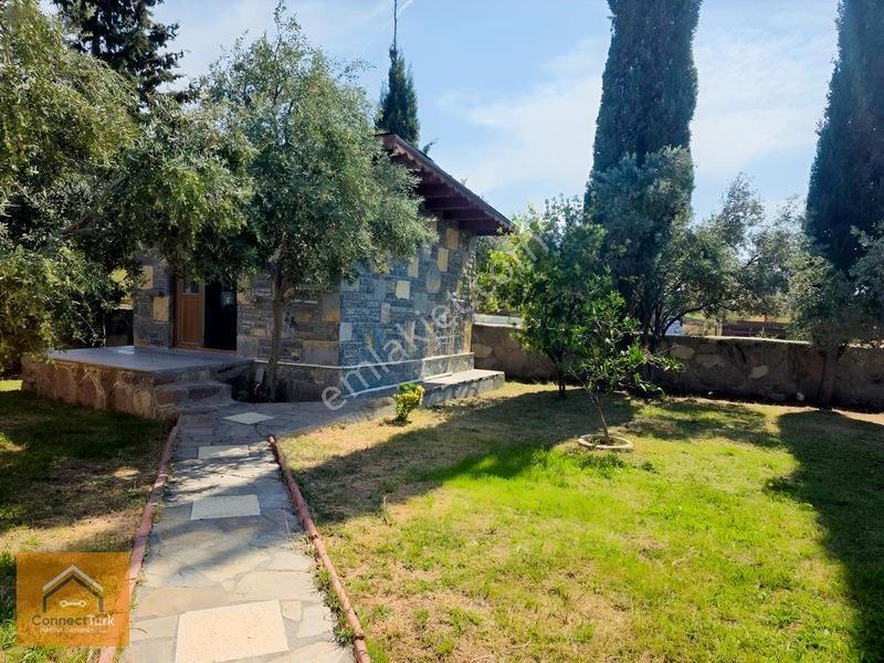 Dikili Bademlide Doğayla İç İçe, Deniz Manzaralı Taş Villa — fotoğraf 8