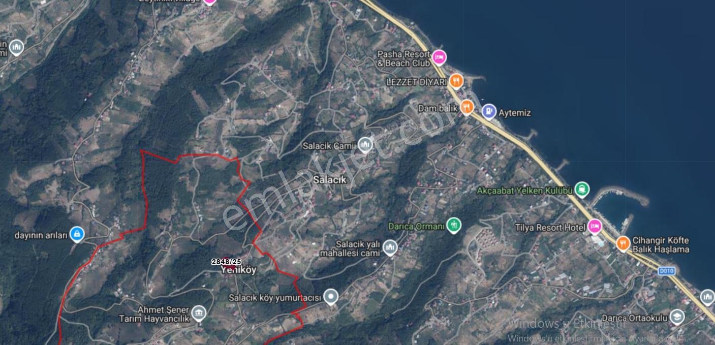 Akçaabat Yeniköy Yola Cepheli 2856 M2 Deniz Ve Doğa Manz. Arsa — fotoğraf 24