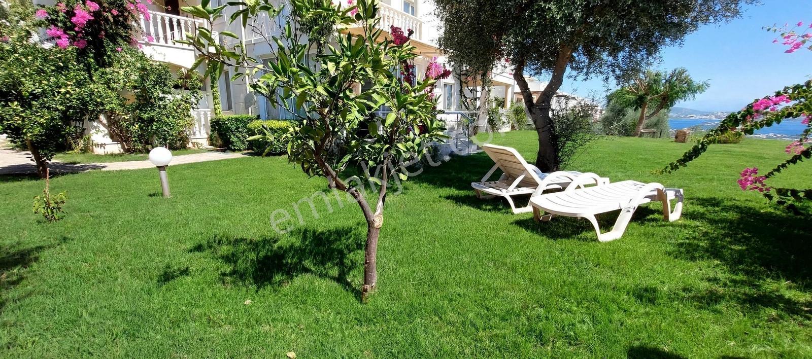 Muğla Bodrum Milas Boğaziçi Adabükü Manzaralı Büyük Bahçe — fotoğraf 3