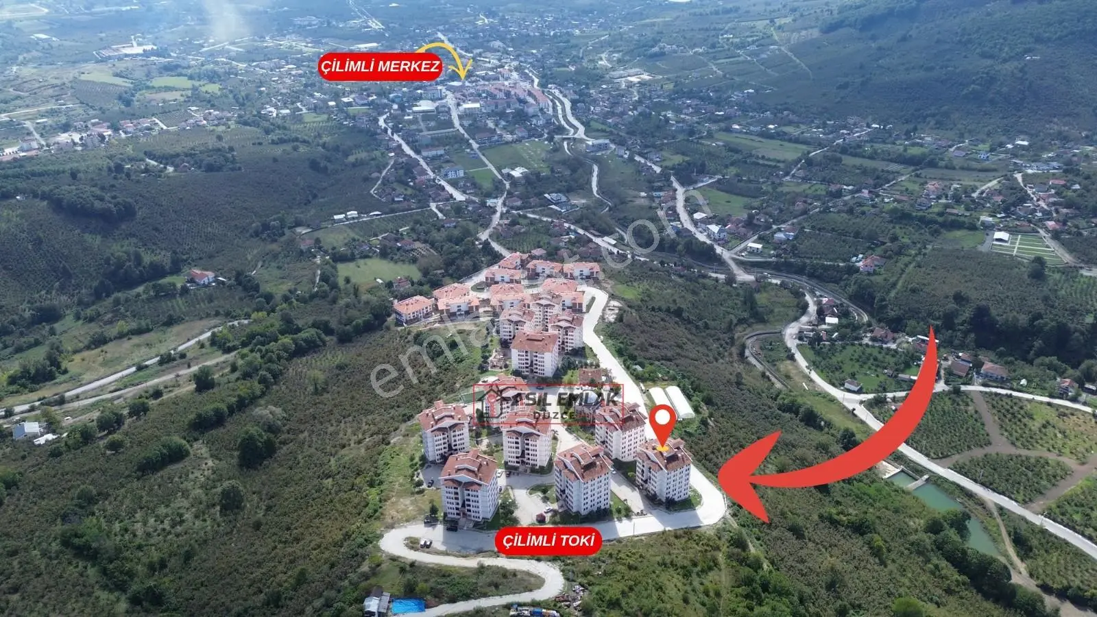 Asil'Den Çilimli Toki'De Manzaralı Ara Kat 2+1 Satılık Daire