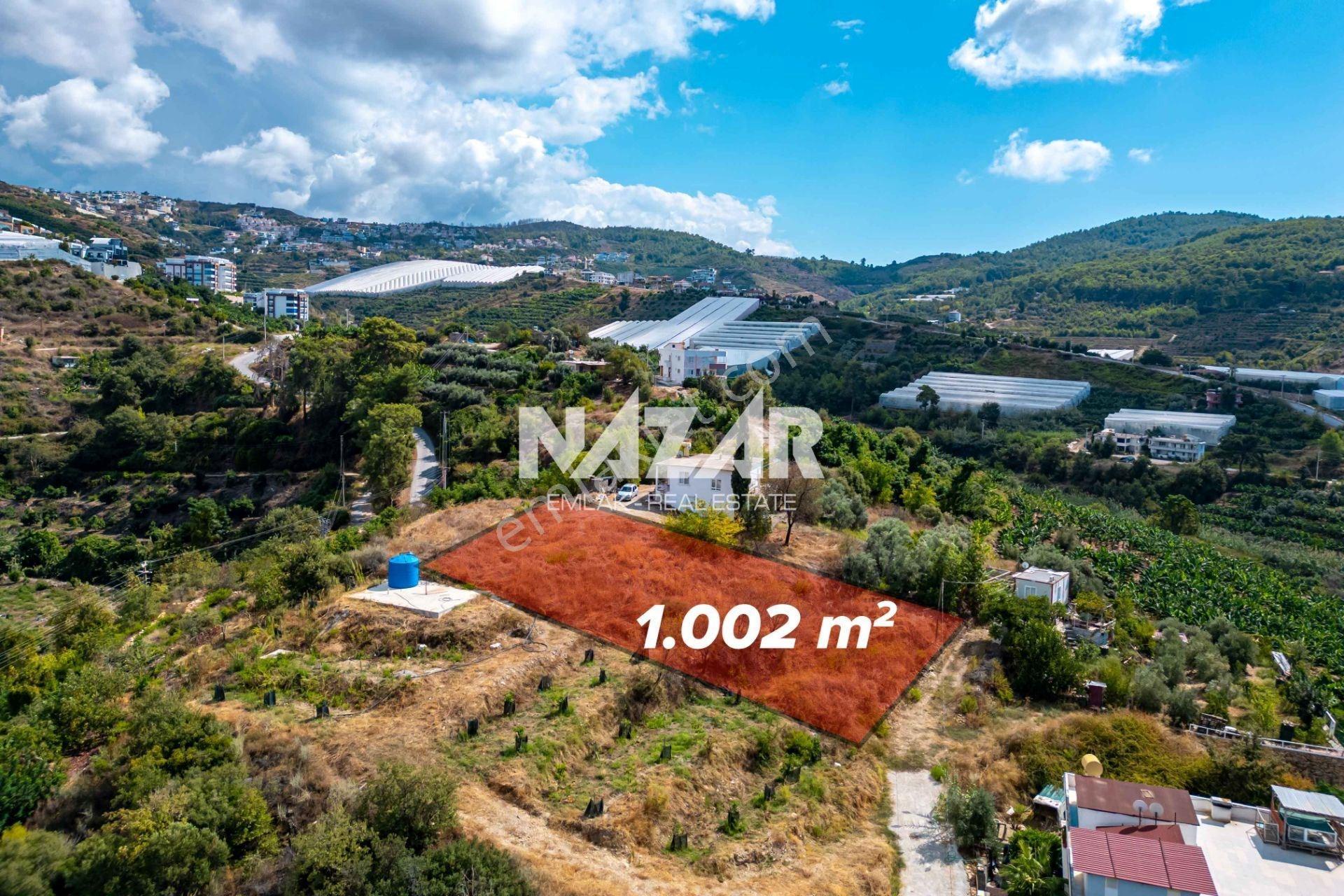 Alanya Kargıcak’ta Deniz Manzaralı 1.002 M2 İmarlı Arsa — fotoğraf 3