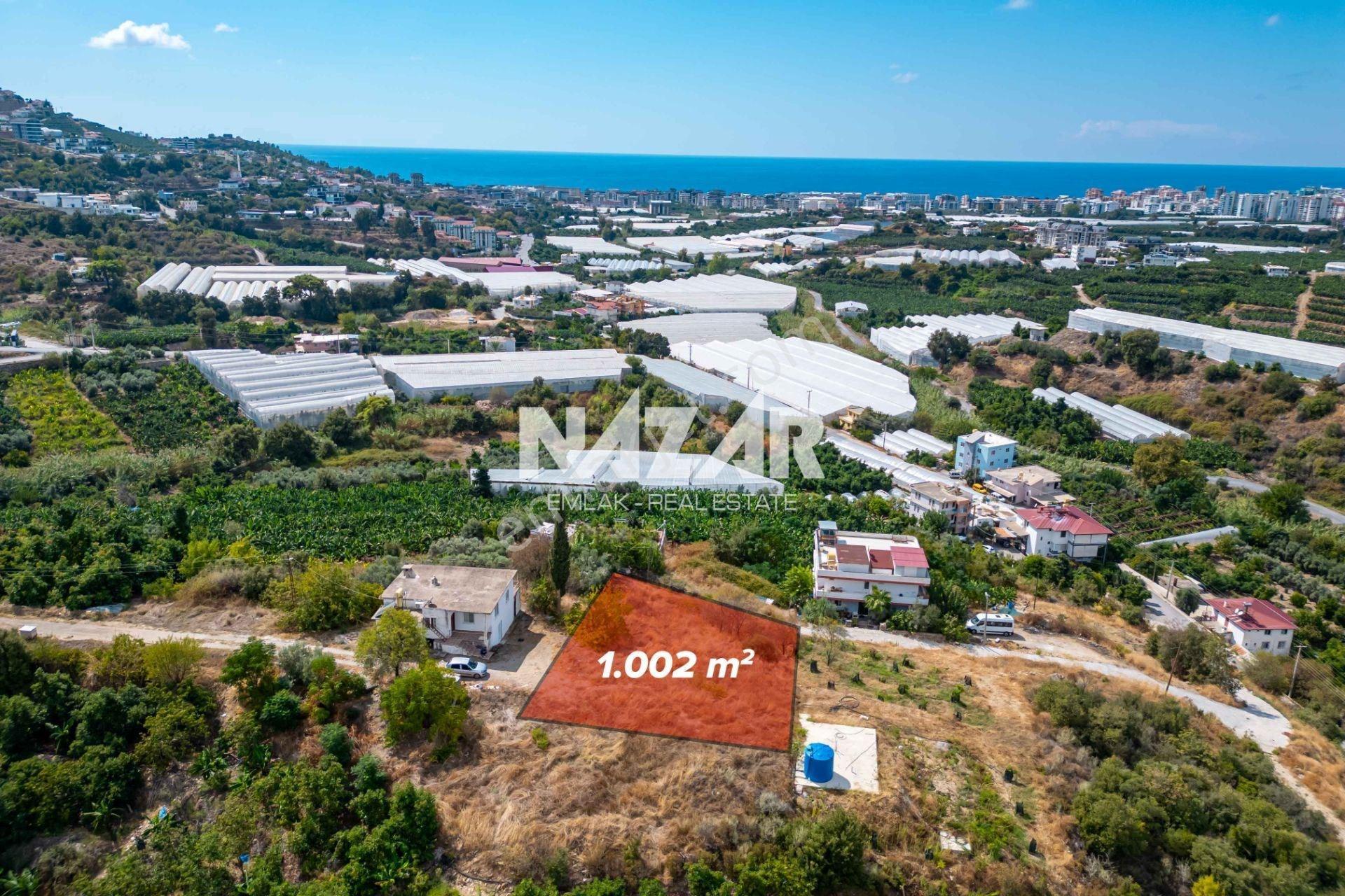 Alanya Kargıcak’ta Deniz Manzaralı 1.002 M2 İmarlı Arsa — fotoğraf 5