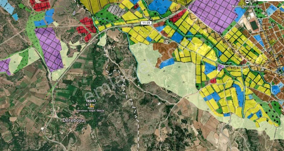Söğüt Dereboyu'nda Köye 128m Söğüt Merkeze 2.4km Mesafede Bahçe — fotoğraf 7
