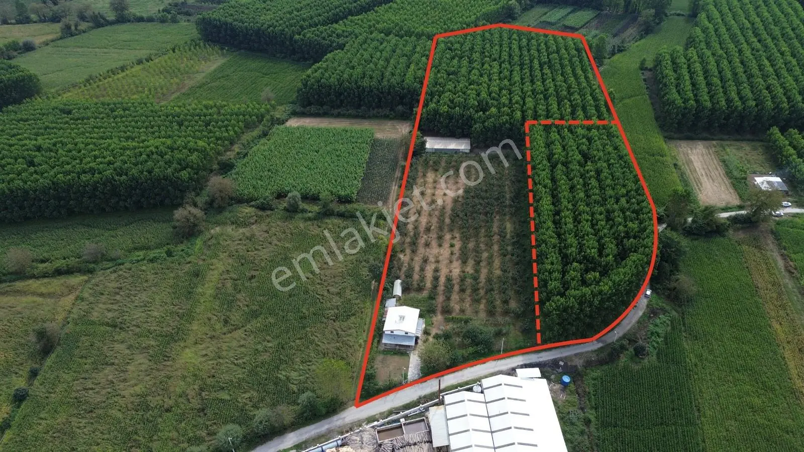 Kuşaçması Köyü 250ad Kavak + 4664 M2 Satılık Tarla — fotoğraf 2
