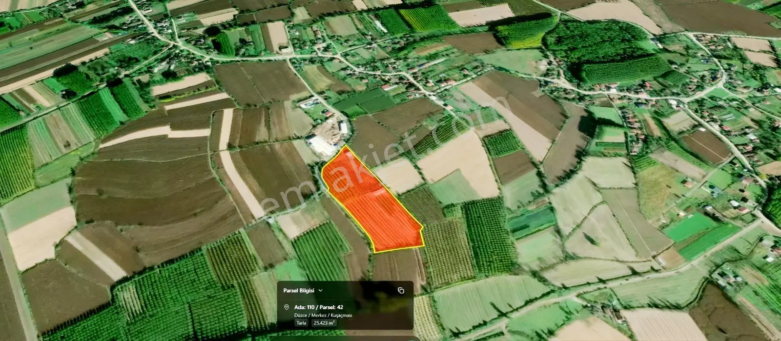 Kuşaçması Köyü 250ad Kavak + 4664 M2 Satılık Tarla — fotoğraf 5