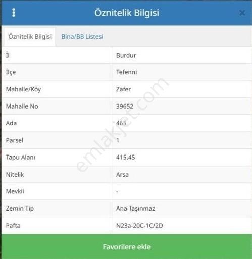 Tefenni Zafer Mah'de (415m2) Göl Ve Doğa Manzaralı İmarlı Arsa — fotoğraf 7