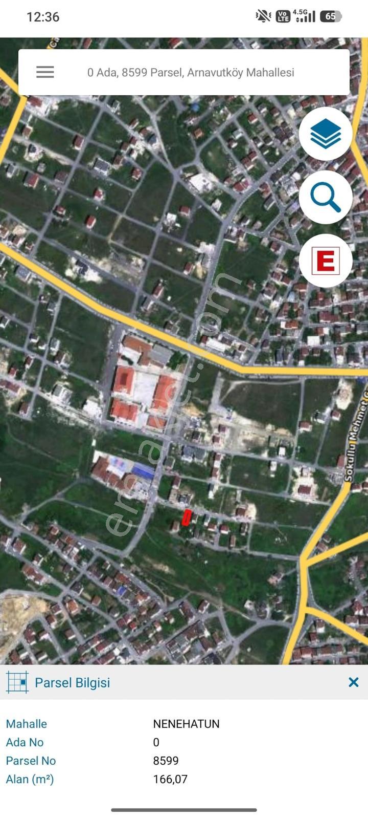 Projemax Tan Nenehatun Mahallesinde Satılık Arsa