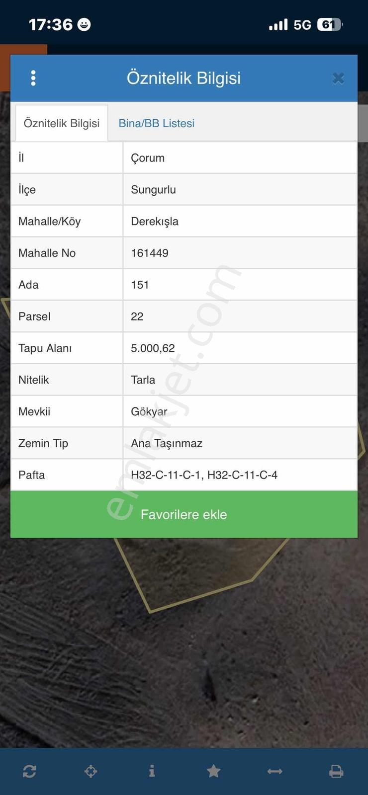 Cengizler 'den Çorum Sungurlu'da 5.000 M2 Satılık Tarla — fotoğraf 5