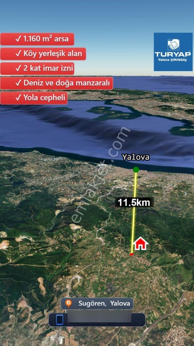 Yalova Sugören Köy İçi İmarlı 1.160 M2 Arsa — fotoğraf 21