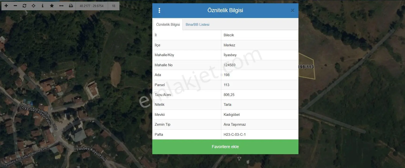 İlyasbey Köyü Satılık 806 Metre Kare Tarla — fotoğraf 3