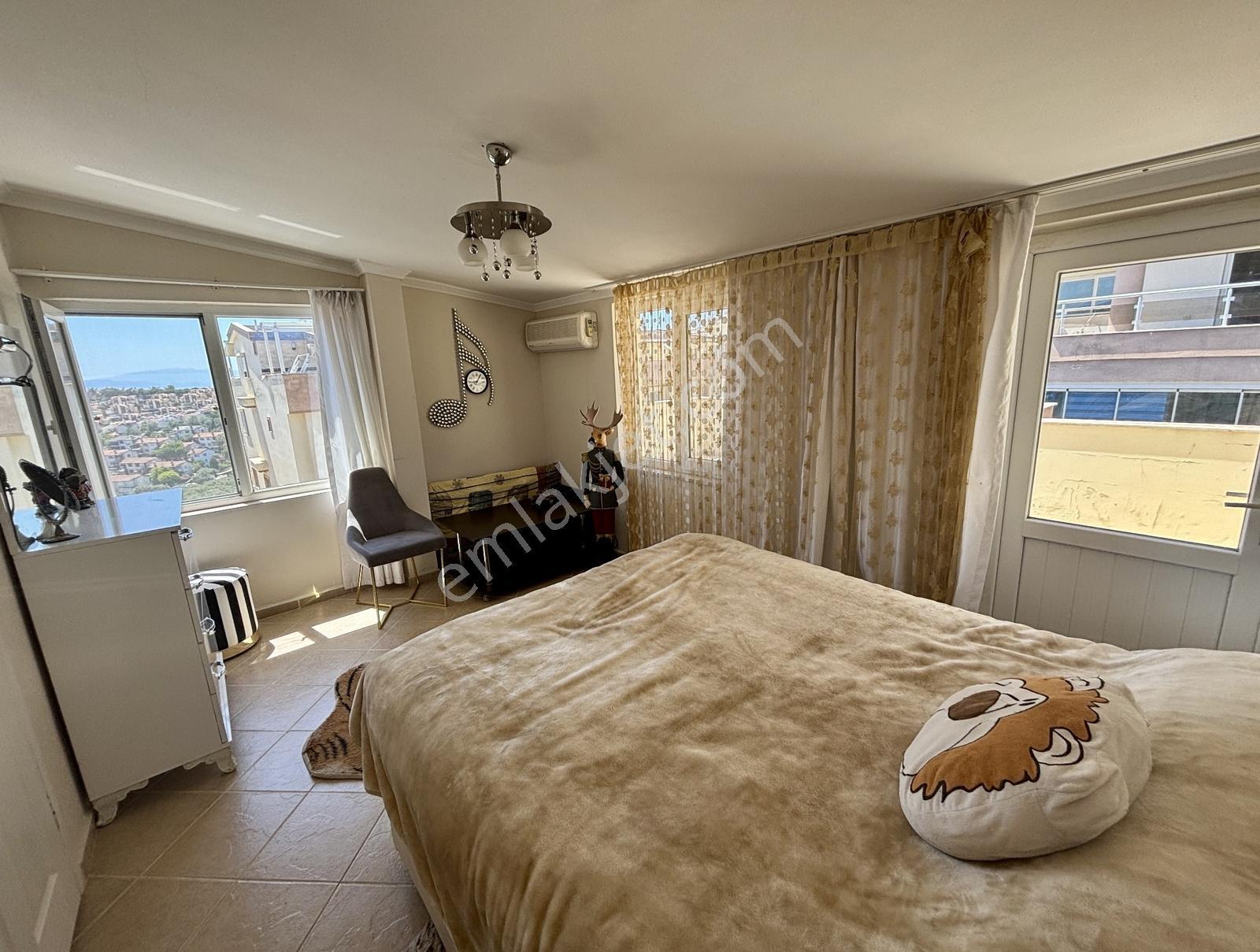 Kuşadası'nda Satılık Full Deniz Manzaralı 250m2 Dubleks Daire — fotoğraf 23