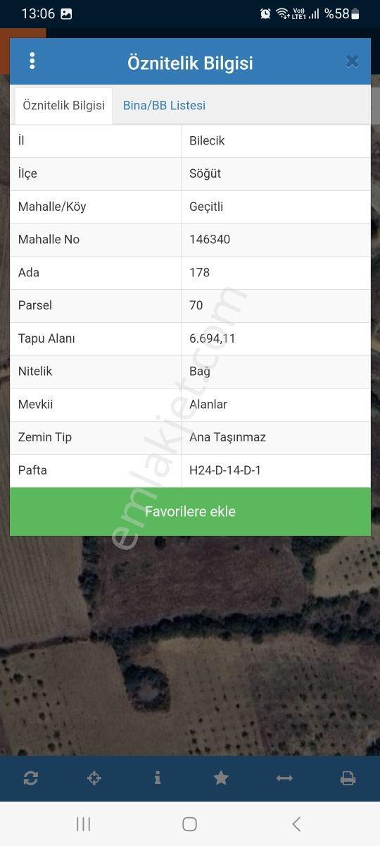 Bilecik Söğüt Geçitli Köyünde Satılık Arsa %5 İmarlı — fotoğraf 10