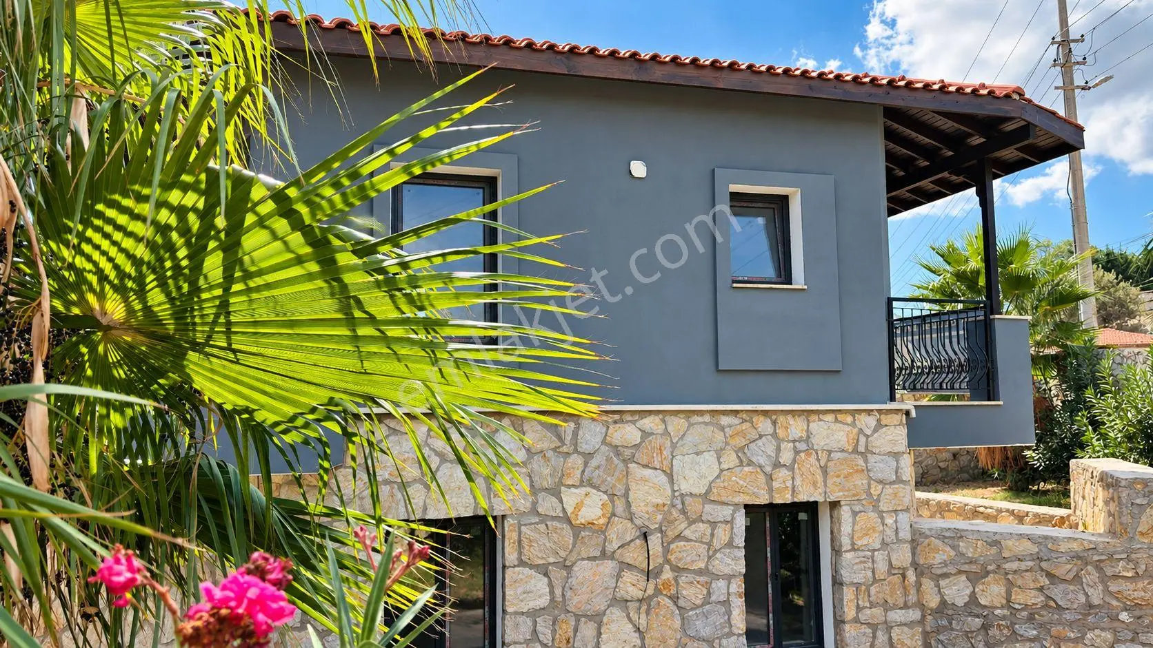 Datça Burgaz'da Full Deniz Manzaralı 380m² Arsa İçinde 3+1 Villa — fotoğraf 3