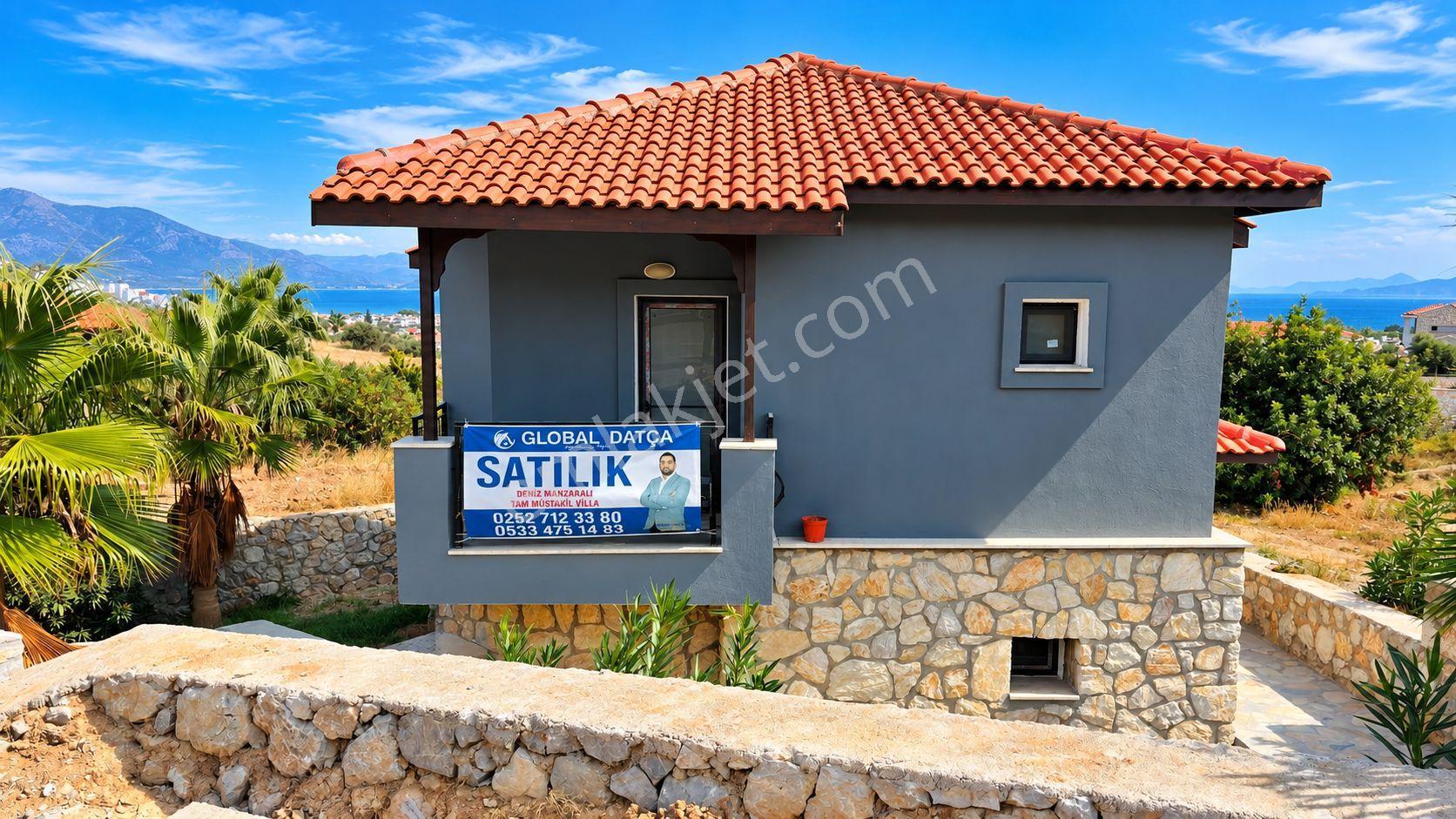 Datça Burgaz'da Full Deniz Manzaralı 380m² Arsa İçinde 3+1 Villa — fotoğraf 11