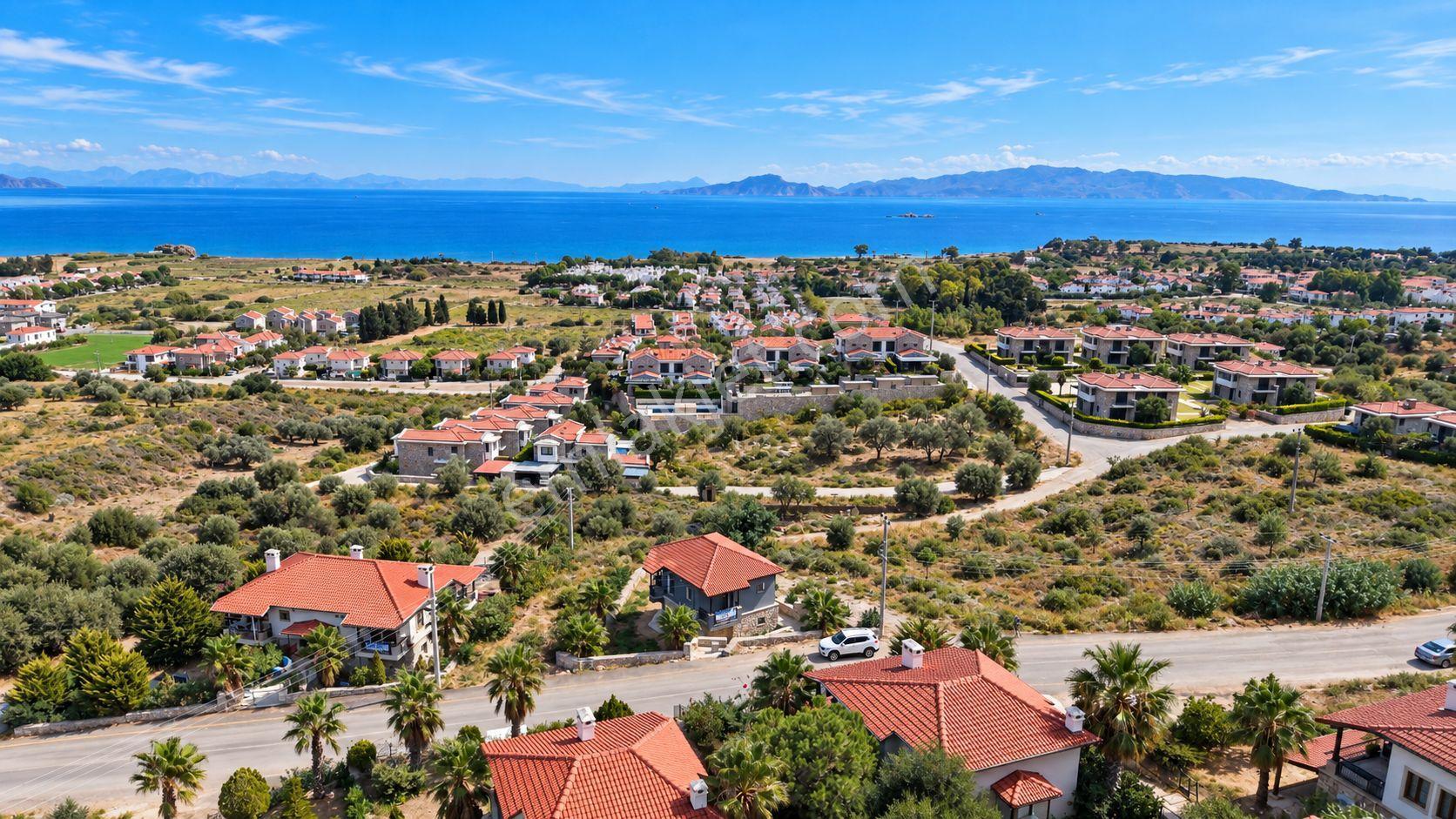 Datça Burgaz'da Full Deniz Manzaralı 380m² Arsa İçinde 3+1 Villa — fotoğraf 16