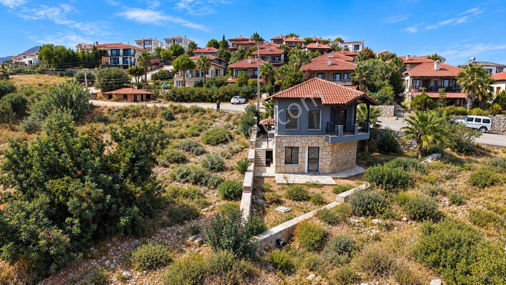 Datça Burgaz'da Full Deniz Manzaralı 380m² Arsa İçinde 3+1 Villa — fotoğraf 17