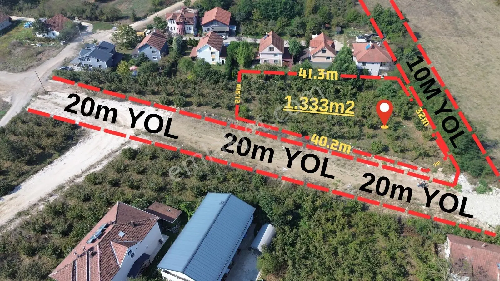 Asil'Den Körpeşler Mh.Ticari + Konut İmarlı 1333M2 Satılık Arsa