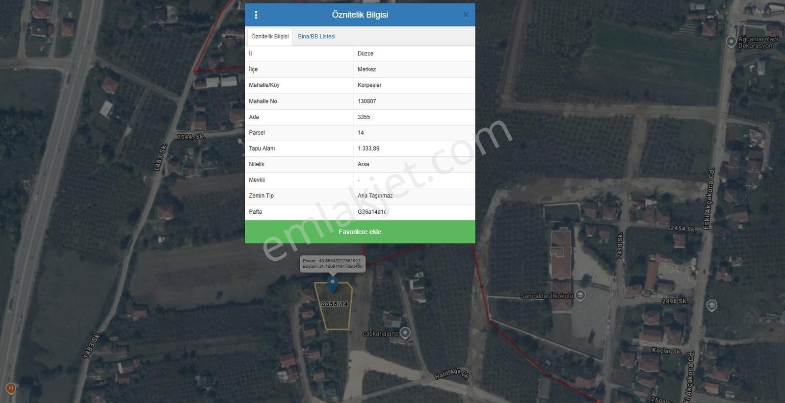 Asil'den Körpeşler Mh.ticari + Konut İmarlı 1333m2 Satılık Arsa — fotoğraf 11