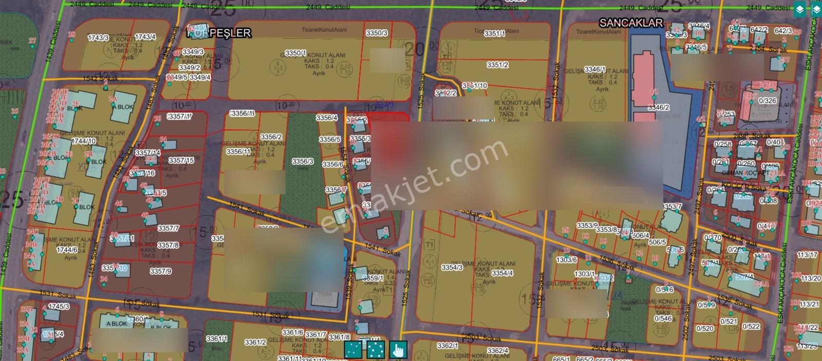 Asil'den Körpeşler Mh.ticari + Konut İmarlı 1333m2 Satılık Arsa — fotoğraf 13