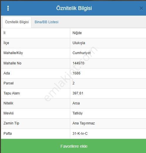 Toros Emlak'tan Ulukışla Cumhuriyet Mah. Yatırmlık 400 M2 Arsa — fotoğraf 6