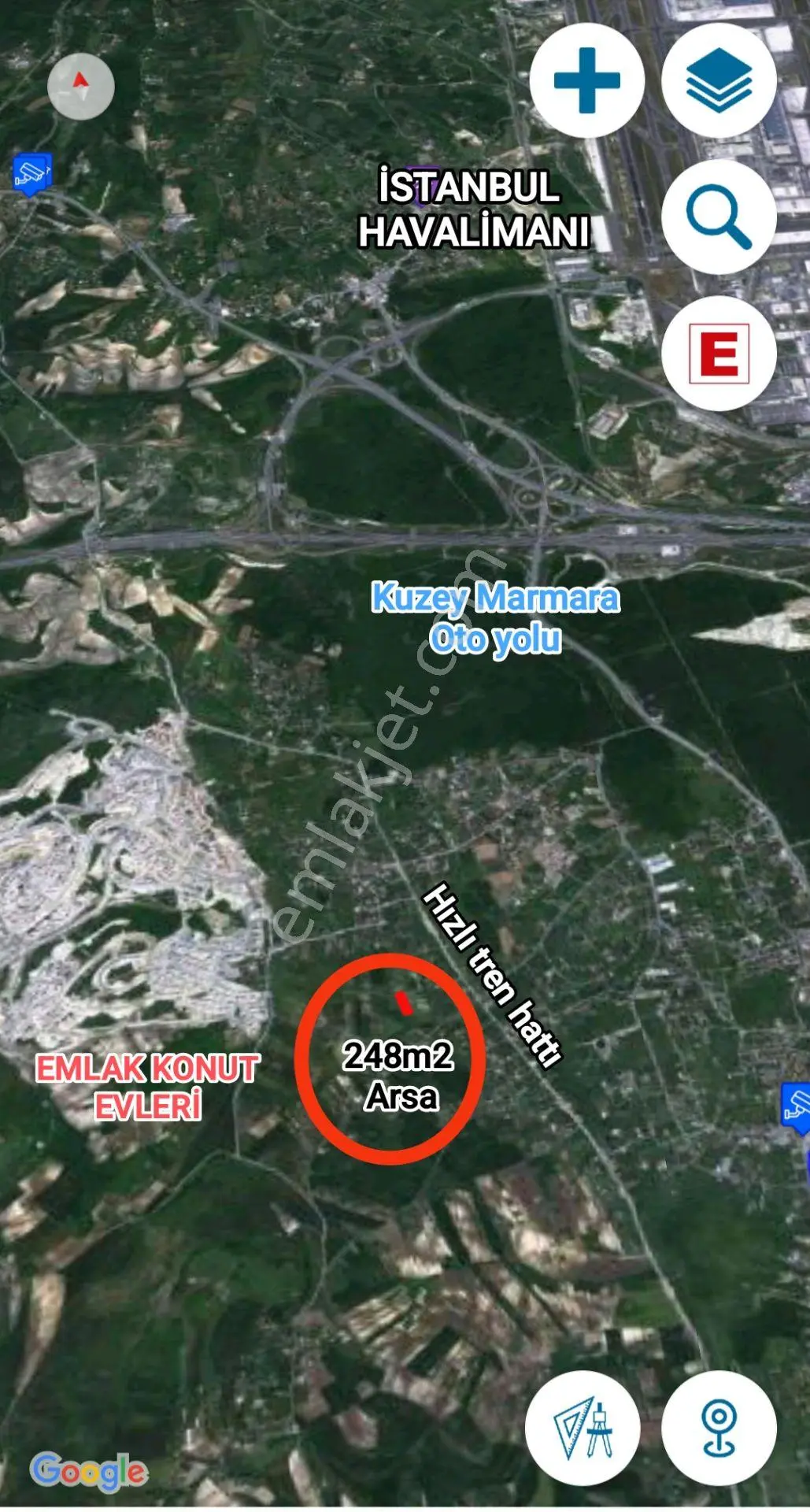 Emlak Konut Evlerine Komşu 248m2 Arazi — fotoğraf 5