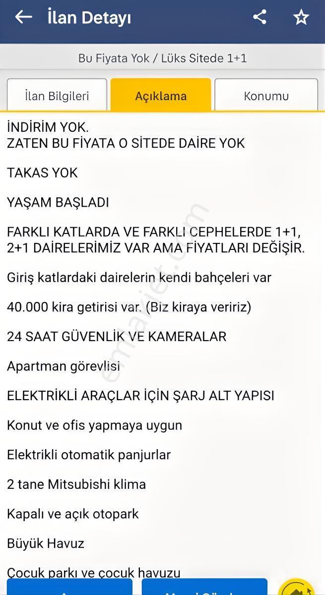 Bu Fiyata Yok / Lüks Sitede 1+1 — fotoğraf 14