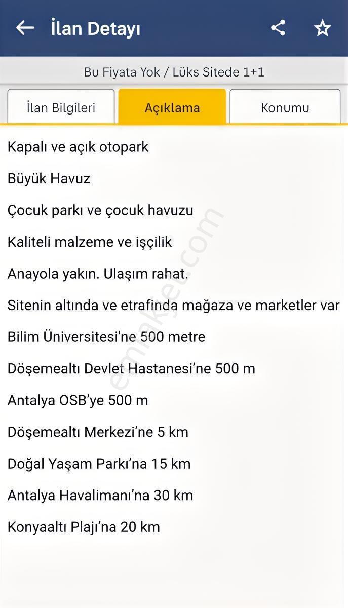 Bu Fiyata Yok / Lüks Sitede 1+1 — fotoğraf 15