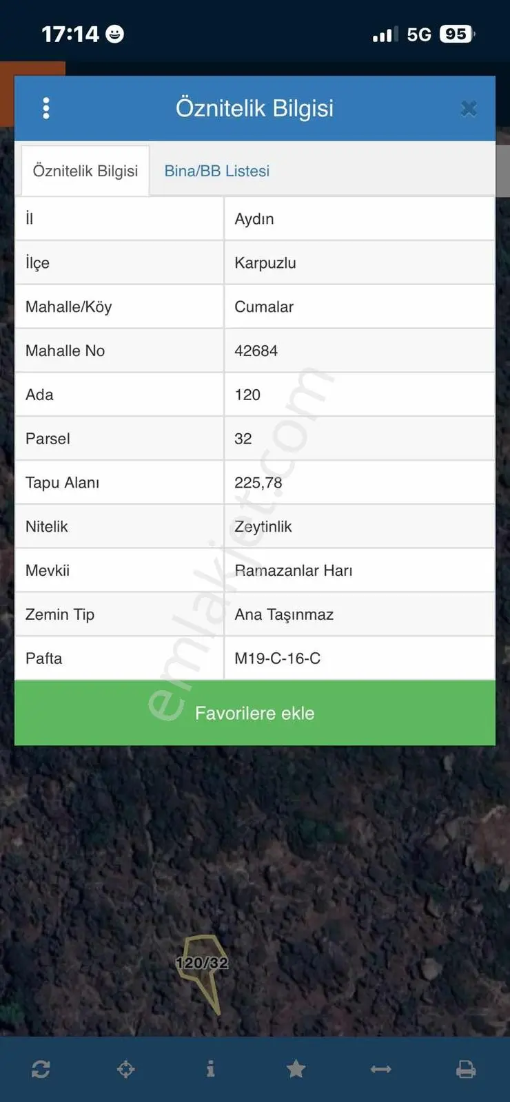 Cengizler'den Karpuzlu'da 225 M2 Satılık Zeytinlik — fotoğraf 2
