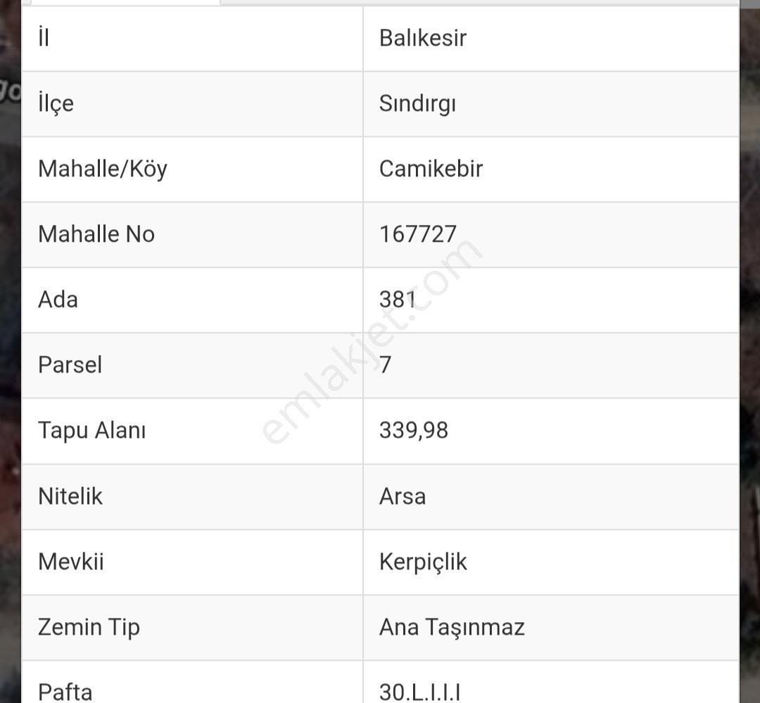 Rw Detay'dan Sındırgı Camikebir'de Satılık Arsa — fotoğraf 5