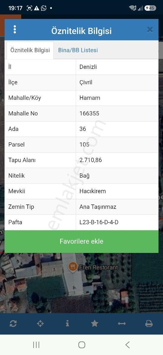 Nehirden Çivril Merkezde Satılık Tarla — fotoğraf 2