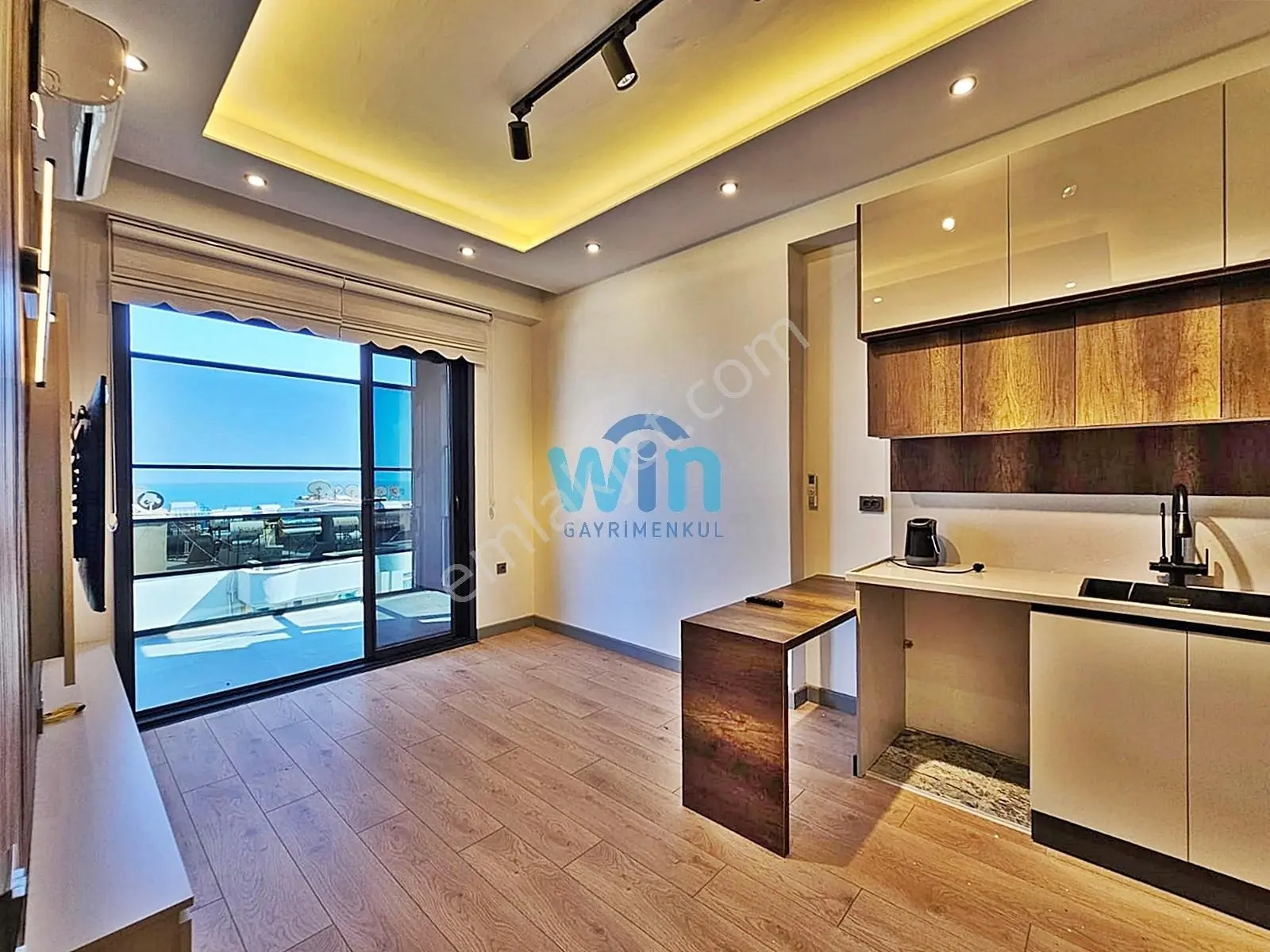 Winden Tömük'te Deniz Manzaralı Site İçi Satılık 1+1 Daire — fotoğraf 3