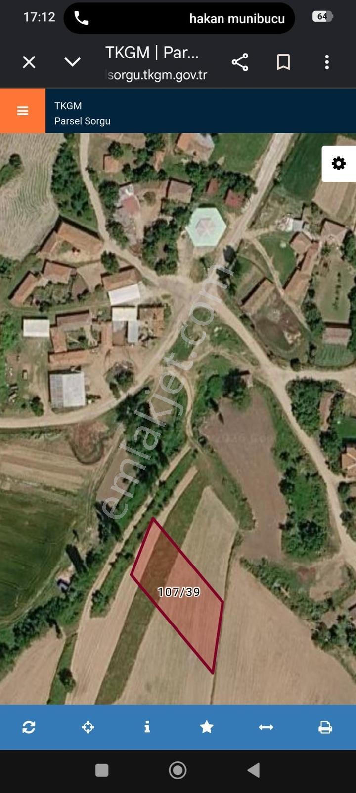 Edirne Çallı Derede 1500 M2 Tek Tapu Köy İçinde Kaçırma Yatırım — fotoğraf 4