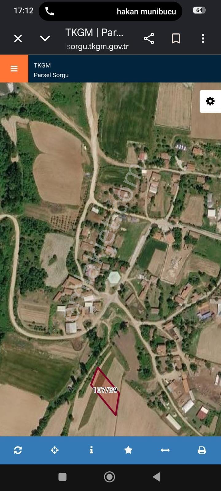 Edirne Çallı Derede 1500 M2 Tek Tapu Köy İçinde Kaçırma Yatırım — fotoğraf 5