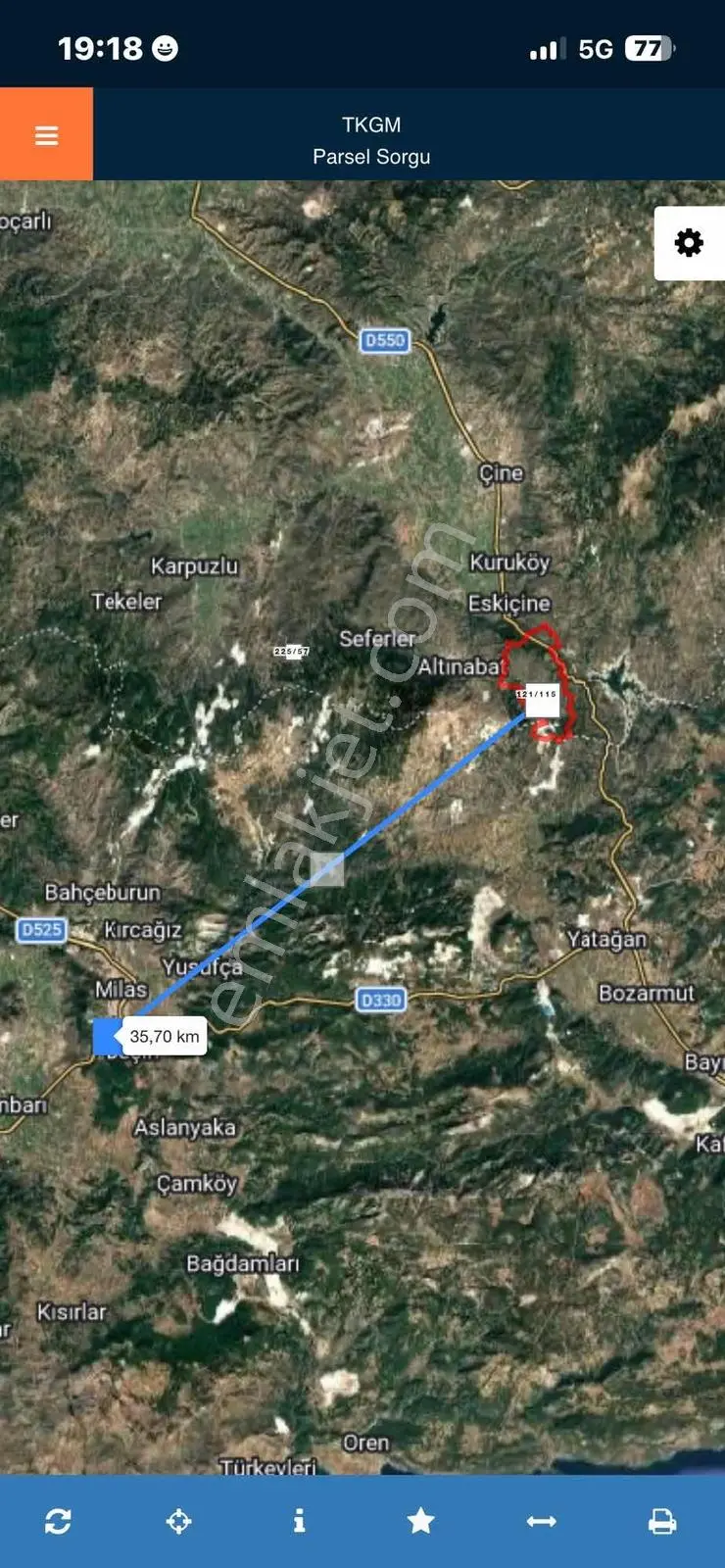 Cengizler 'den Aydın Çine 'de 7.608 M2 Satılık Zeytinlik — fotoğraf 5