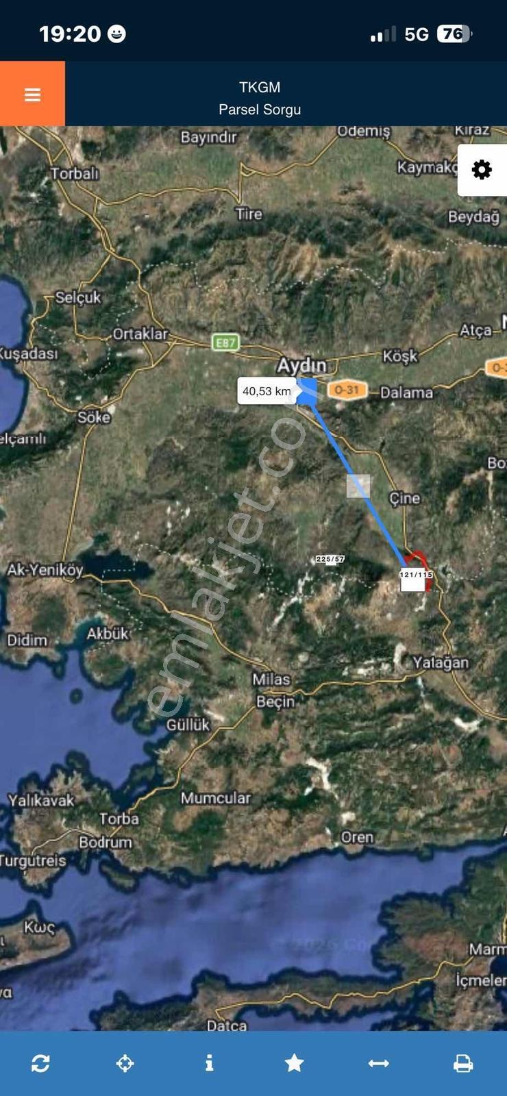 Cengizler 'den Aydın Çine 'de 7.608 M2 Satılık Zeytinlik — fotoğraf 6