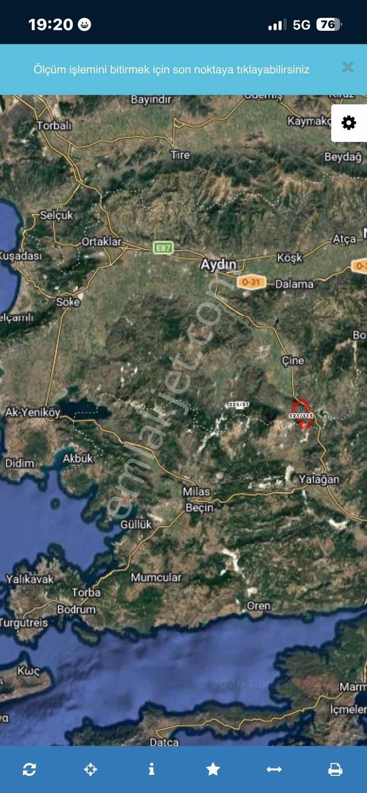 Cengizler 'den Aydın Çine 'de 7.608 M2 Satılık Zeytinlik — fotoğraf 7