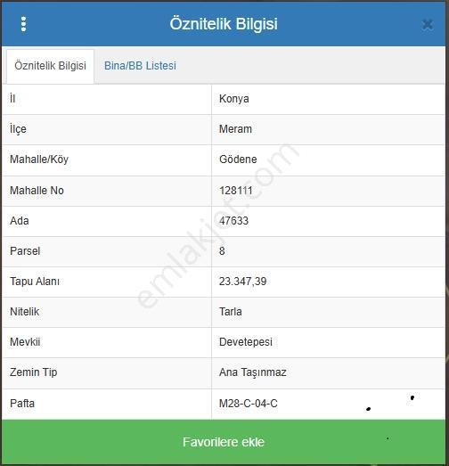 Meram Gödene Mahallesinde Kaçırılmayacak Satılık Fırsat Tarla — fotoğraf 4