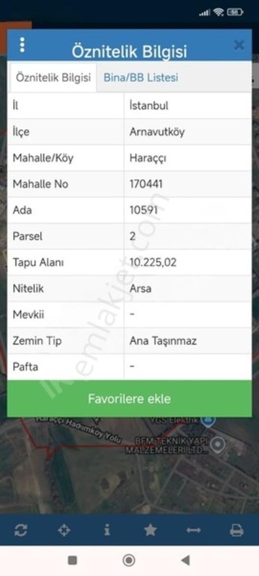 İstanbul Arnavutköy De 10225 M2 Villalık Arsa 171 M2 3 Hissesi — fotoğraf 3