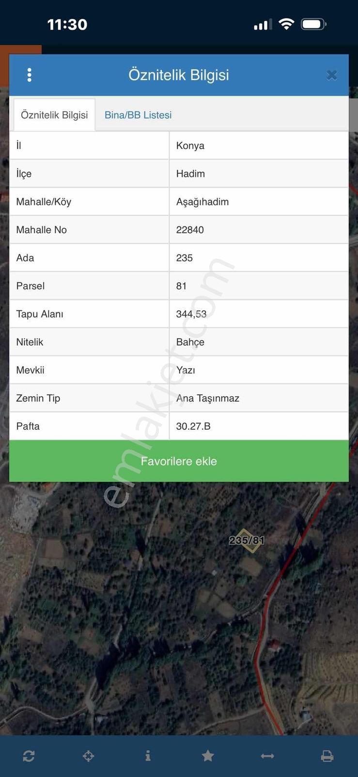 Cengizler'den Hadimde Devlet Hastanesine Yakın Satılk 344m2 — fotoğraf 7