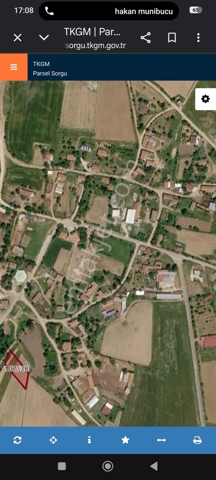 Edirne Çallı Dere Köyünde 1000 M2 Tek Tapulu İçinde Suyu Var — fotoğraf 4