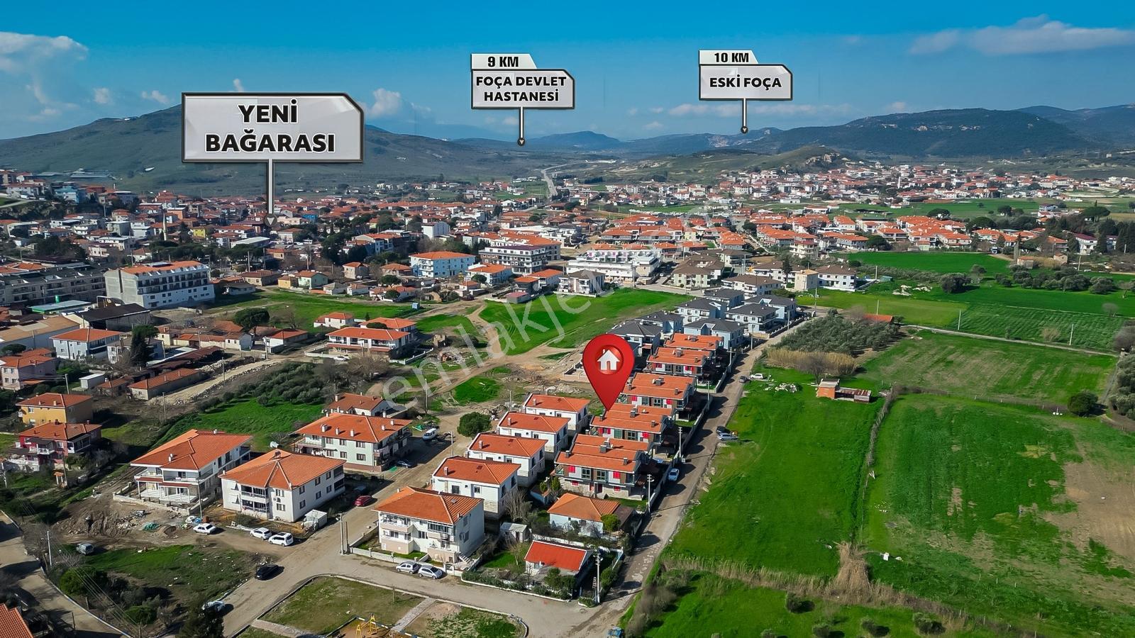 Foça Bağarası'nda Merkezi Konumda Satılık 3+1 Villa Isı Pompalı — fotoğraf 35