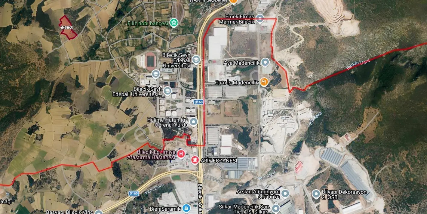 Mert Yavuz'dan |üniversite Ve Osb Dibinde 18.210m2 %5 İmar Arazi — fotoğraf 2