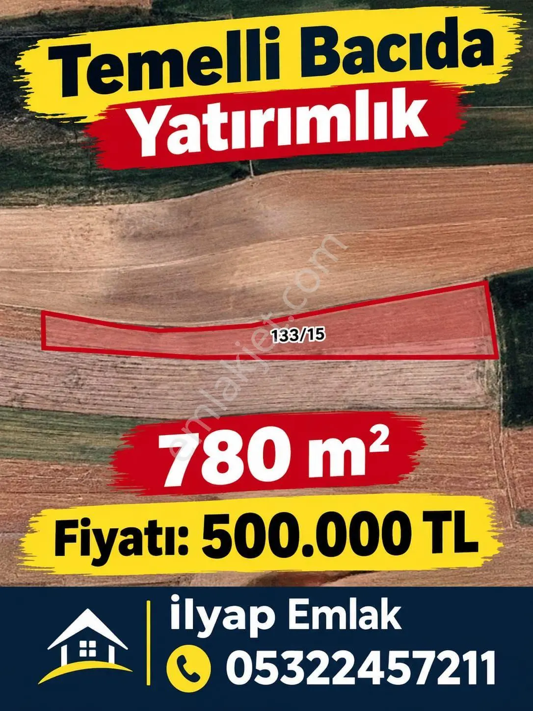 İlyap'Tan Temelli Bacıda Yatırımlık 780M2