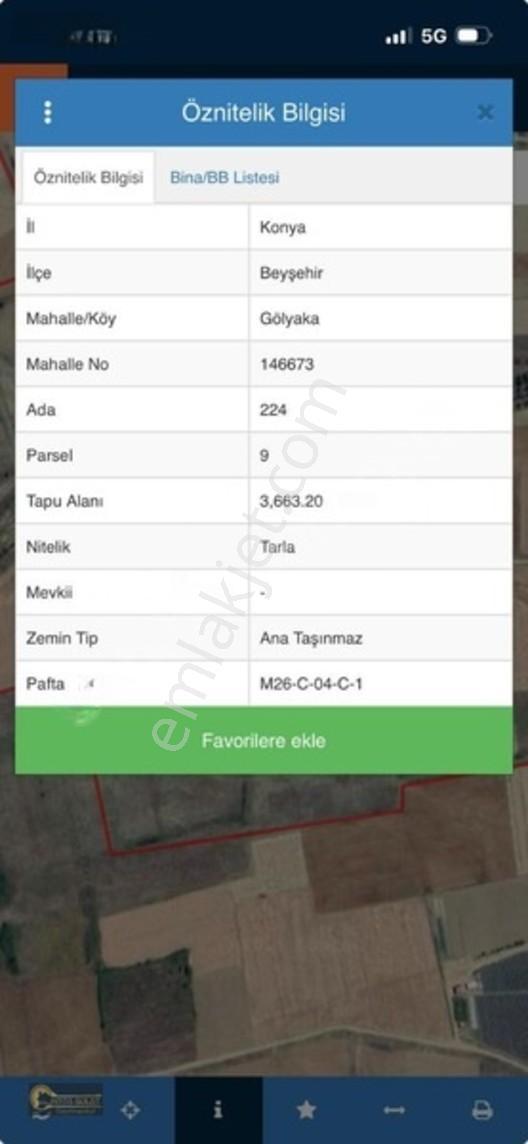 Konya Beyşehir'de Satılık Kelepir Tarla Bu Fırsat Kaçmaz — fotoğraf 2