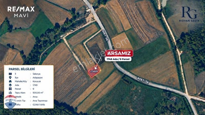 Remax Mavi Rıdvan Gedik'ten Korucukta 500 M² Konut İmarlı Arsa — fotoğraf 8