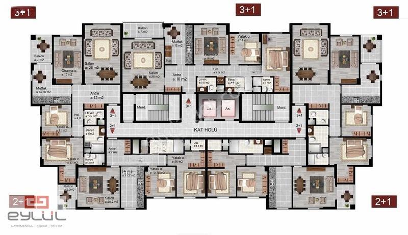Halıcı İnşaat Kalitesiyle.. Esentepe 'de 3+1 Lüx Daire — fotoğraf 2
